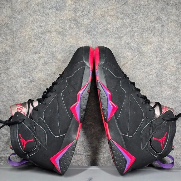 Jordan 7 Retro Raptor 2012‎ Men's 12.5 Basketball Shoes Black 304775-018