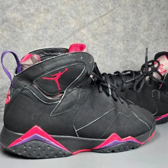 Jordan 7 Retro Raptor 2012‎ Men's 12.5 Basketball Shoes Black 304775-018
