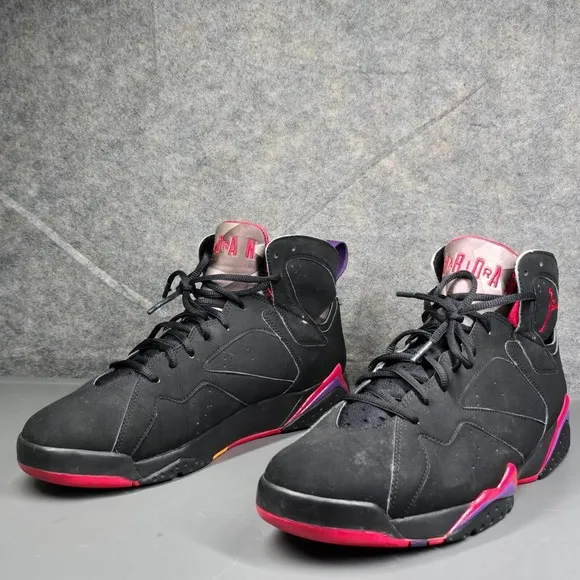 Jordan 7 Retro Raptor 2012‎ Men's 12.5 Basketball Shoes Black 304775-018