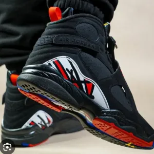 Jordan 8 Retro Streetwear/Lifestyle Basketball Shoes Size 5 Youth/6.5 Wo…
