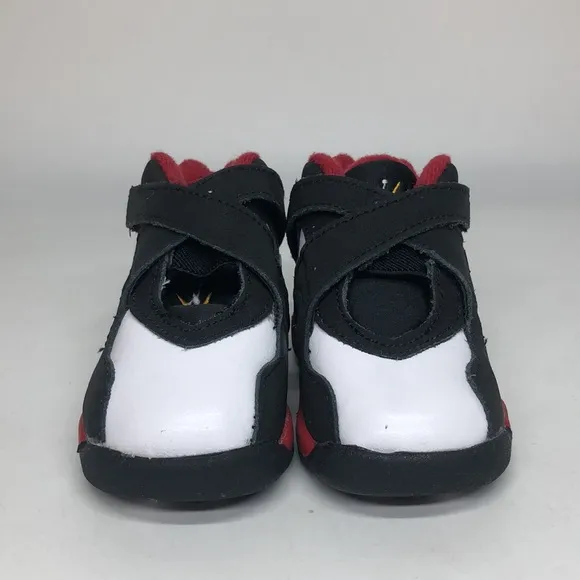 Jordan 8 Retro (TD) Black/White/Red DO8732-601 NWOB