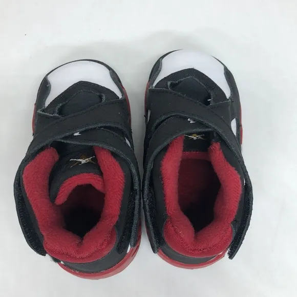Jordan 8 Retro (TD) Black/White/Red DO8732-601 NWOB