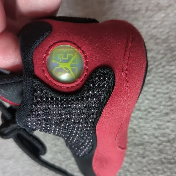 Jordan Baby Walker Shoes - Black and Red
