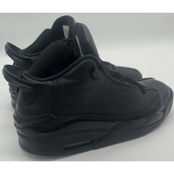 Jordan Dub Zero Triple Black Men's Shoes Size 8.5, Retro Basketball Sneakers, Ni