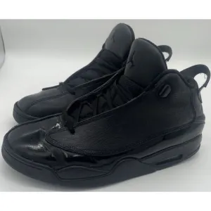 Jordan Dub Zero Triple Black Men's Shoes Size 8.5, Retro Basketball Sneakers, Ni