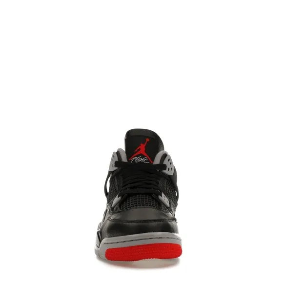 Jordan Grade School Air Jordan 4 Retro Bred Reimagined Shoes Black Size 5.5Y