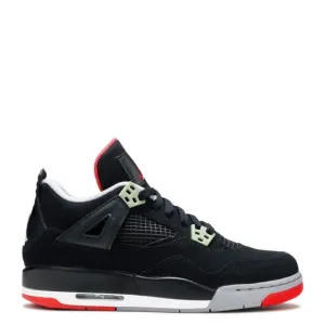 Jordan Grade School Air Jordan 4 Retro Bred Reimagined Shoes Black Size 5.5Y