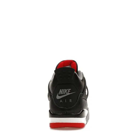 Jordan Grade School Air Jordan 4 Retro Bred Reimagined Shoes Black Size 5.5Y