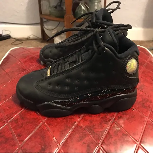 Jordan Kid's Shoes Nike Air Retro 13 (PS) Gold Glitter