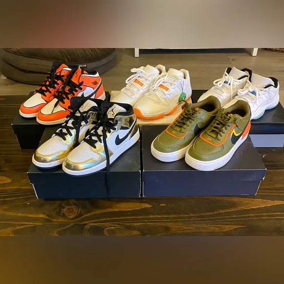 Jordan Kids White Sneakers