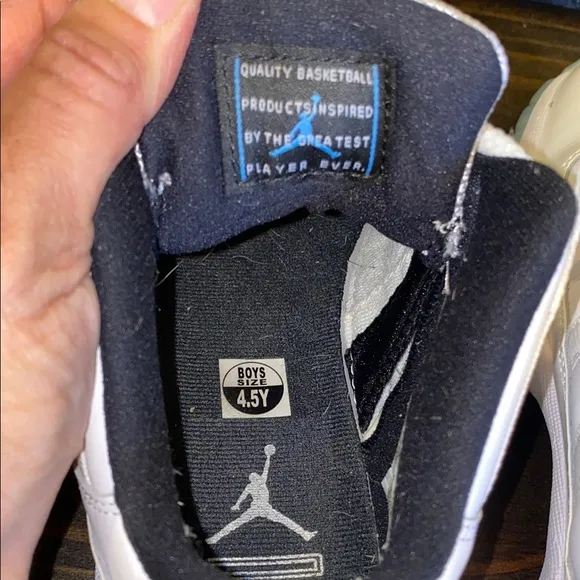 Jordan Kids White Sneakers
