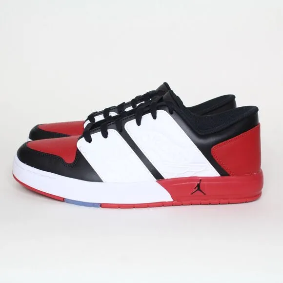 Jordan Nu Retro 1 Low Chicago Red Black/ White Men's Shoes Size 9.5 DV5141-601