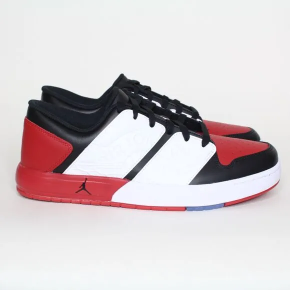 Jordan Nu Retro 1 Low Chicago Red Black/ White Men's Shoes Size 9.5 DV5141-601