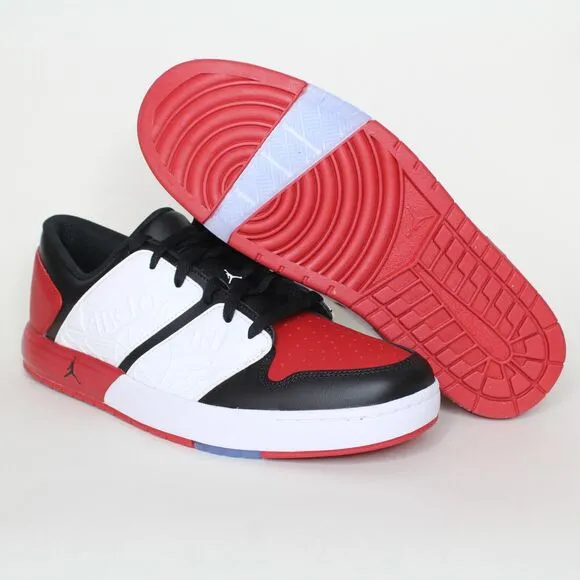 Jordan Nu Retro 1 Low Chicago Red Black/ White Men's Shoes Size 9.5 DV5141-601