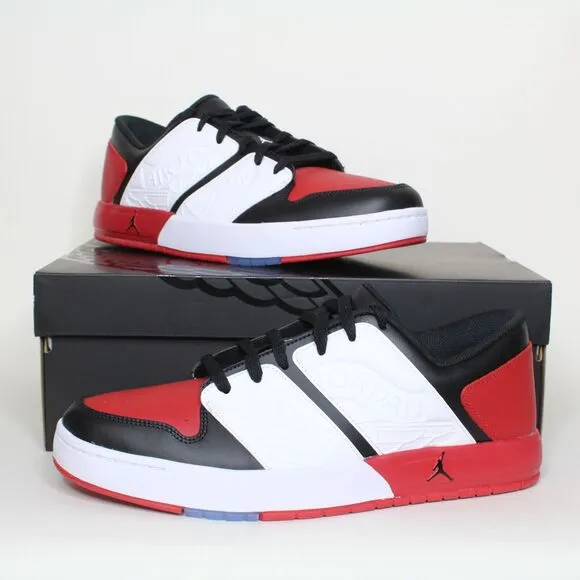 Jordan Nu Retro 1 Low Chicago Red Black/ White Men's Shoes Size 9.5 DV5141-601