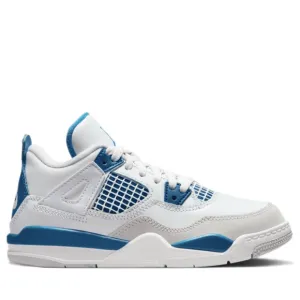 Jordan Pre School Air Jordan 4 Retro Shoes Military Blue Size 11C Size 11C