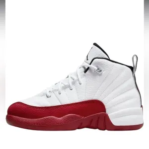 Jordan Retro 12 Bp Little Kids Shoes Size 13.5 White/Black-Varsity Red