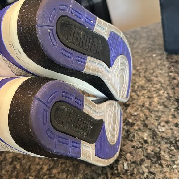 Jordan retro 2 dark concord sneakers - White and PurpleEUC 11