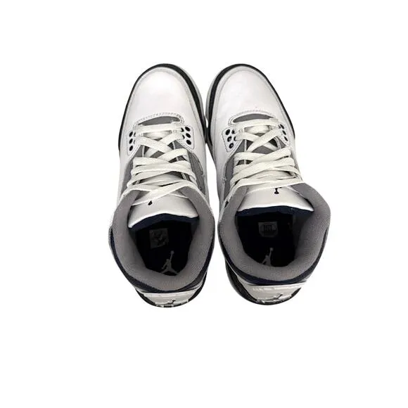 Jordan Shoes Air Jordan 3 Retro Sneakers Midnight Navy White Grey Size Youth 4