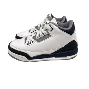 Jordan Shoes Air Jordan 3 Retro Sneakers Midnight Navy White Grey Size Youth 4