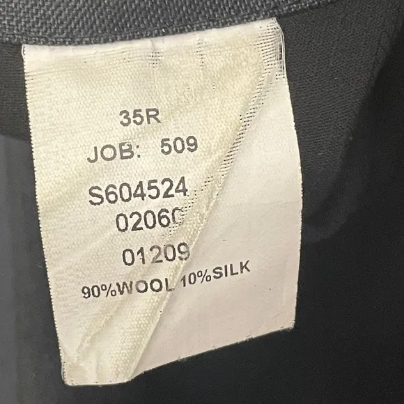 Jos. A. Bank Men’s Charcoal Suit Set Size 41R &amp; 35R
