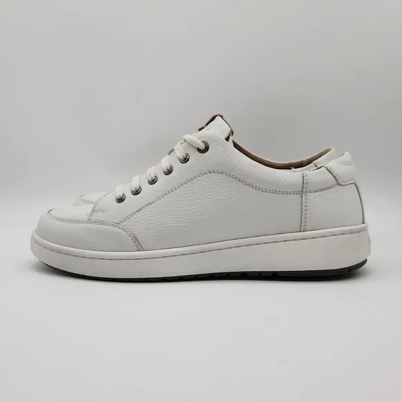 Josef Seibel White Leather Sneakers Men’s 10.5 EU 44 | Spring Comfort Style