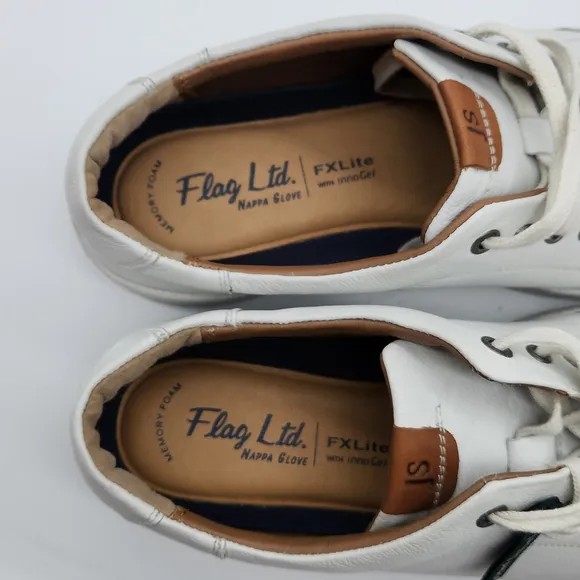 Josef Seibel White Leather Sneakers Men’s 10.5 EU 44 | Spring Comfort Style