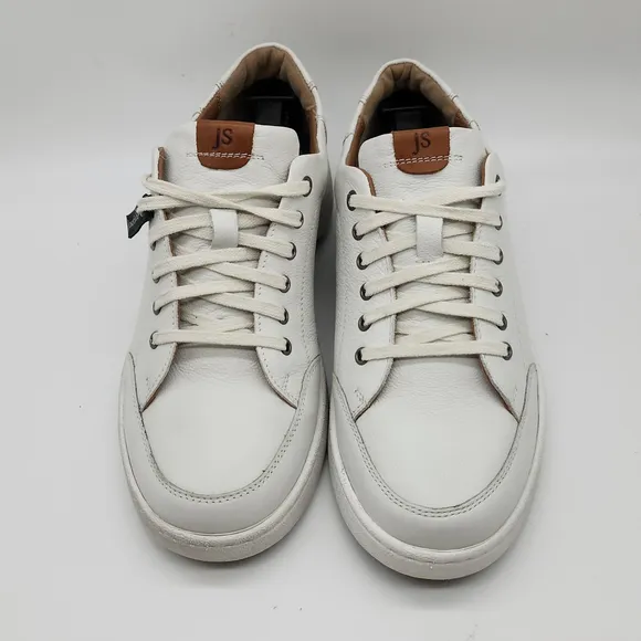 Josef Seibel White Leather Sneakers Men’s 10.5 EU 44 | Spring Comfort Style