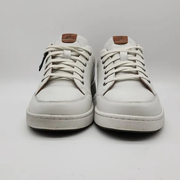Josef Seibel White Leather Sneakers Men’s 10.5 EU 44 | Spring Comfort Style