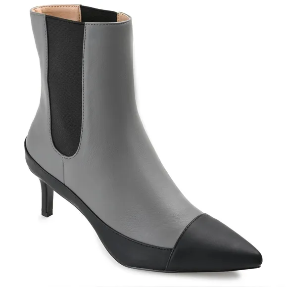 Journey‎ collection Women's Grey and Black Ankle Boots