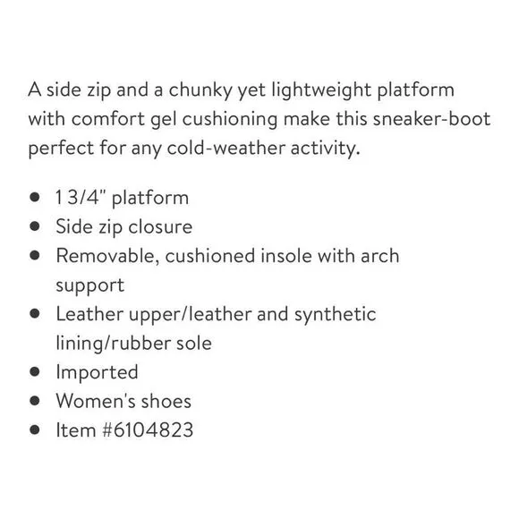 J/Slides Tina Platform High Top Sneakers