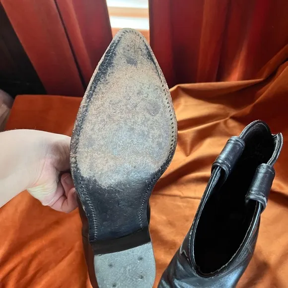Justin boots. Black excellent condition
