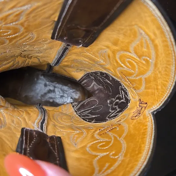 Justin Cowboy Boots VINTAGE MENS