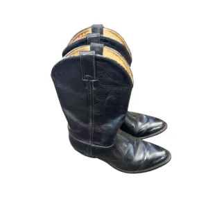 Justin Style Men's Black Cowboy Boots western