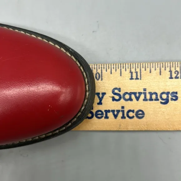 Justin roper diamond j vintage red combat boots