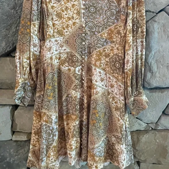 KACHEL-Ida Dress - Yellow Brick