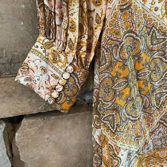 KACHEL-Ida Dress - Yellow Brick