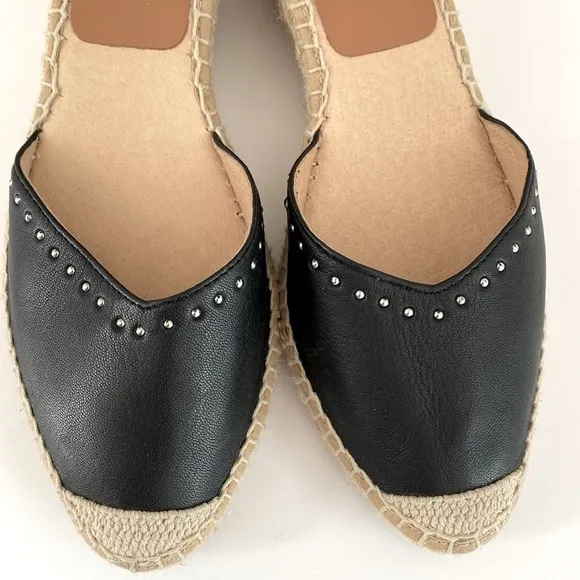 Kanna Made in Spain Leather Espadrille Strap Sandals US 7.5 Preppy Coastal Boho