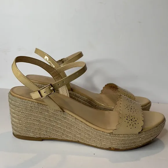 Kate Spade Mennie nude sandals espadrilles