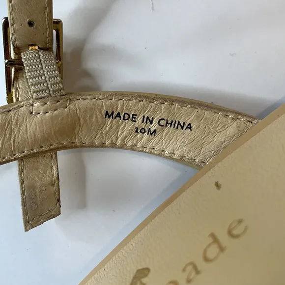 Kate Spade Mennie nude sandals espadrilles