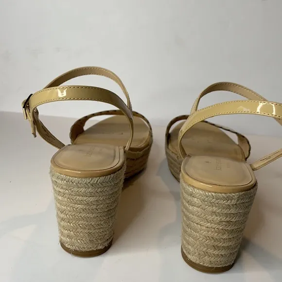 Kate Spade Mennie nude sandals espadrilles