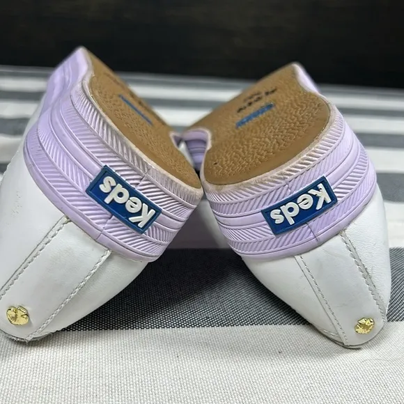 KEDS Kate Spade New York Triple Kick Colorblock White Purple Sneakers Size 11