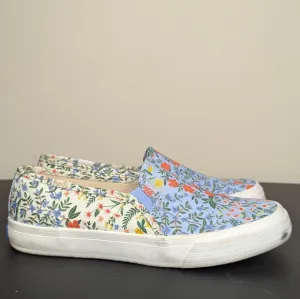Keds x Rifle Paper Co. Double Decker Slip-on Wildwood Floral Sneaker Size 7