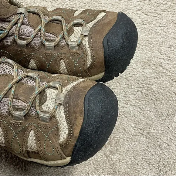 KEEN Women’s Leather Hiking Shoes Outdoorsy Athletic Athleisure Size 8