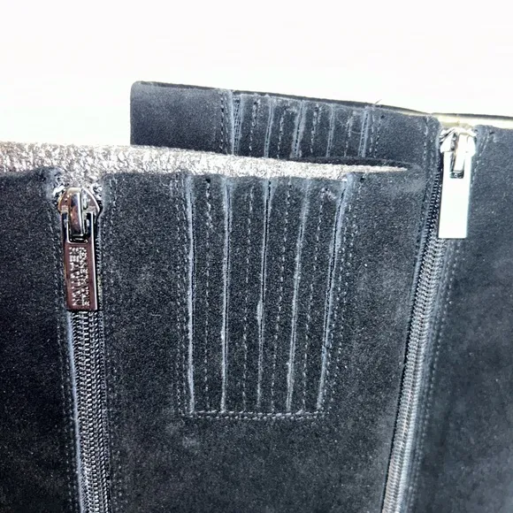 Kenneth Cole Reaction Chic Pea Su Knee-High Leather Boots size 9