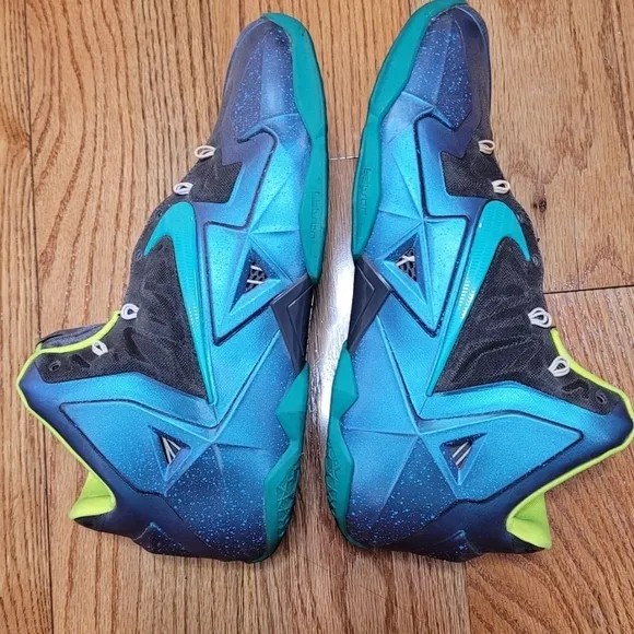 Kids' Blue and Green Athletic Shoes