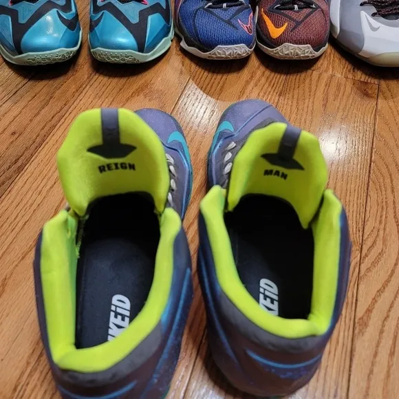 Kids' Blue and Green Athletic Shoes