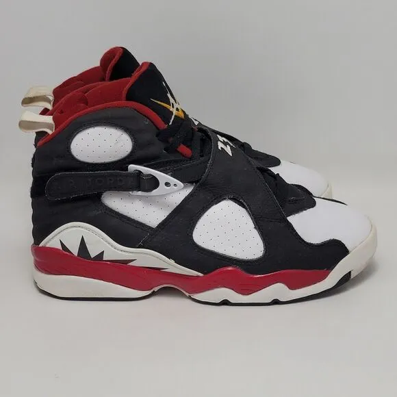 Kids Nike Air Jordan Retro 8 Paprika Black White Shoes DO8731-601 GS Youth Sz 7