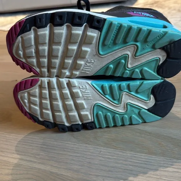 Kids Nike Air Max 90 GS 'Miami' Athletic Shoes Size 3.5Y