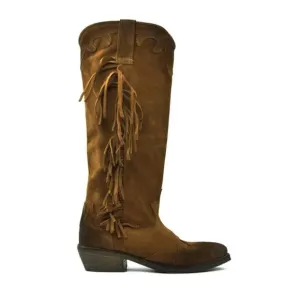 Kiro Brown Fringe Women's Boots